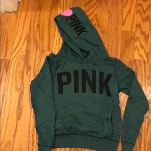 XS VS Pink Teal Hoodie